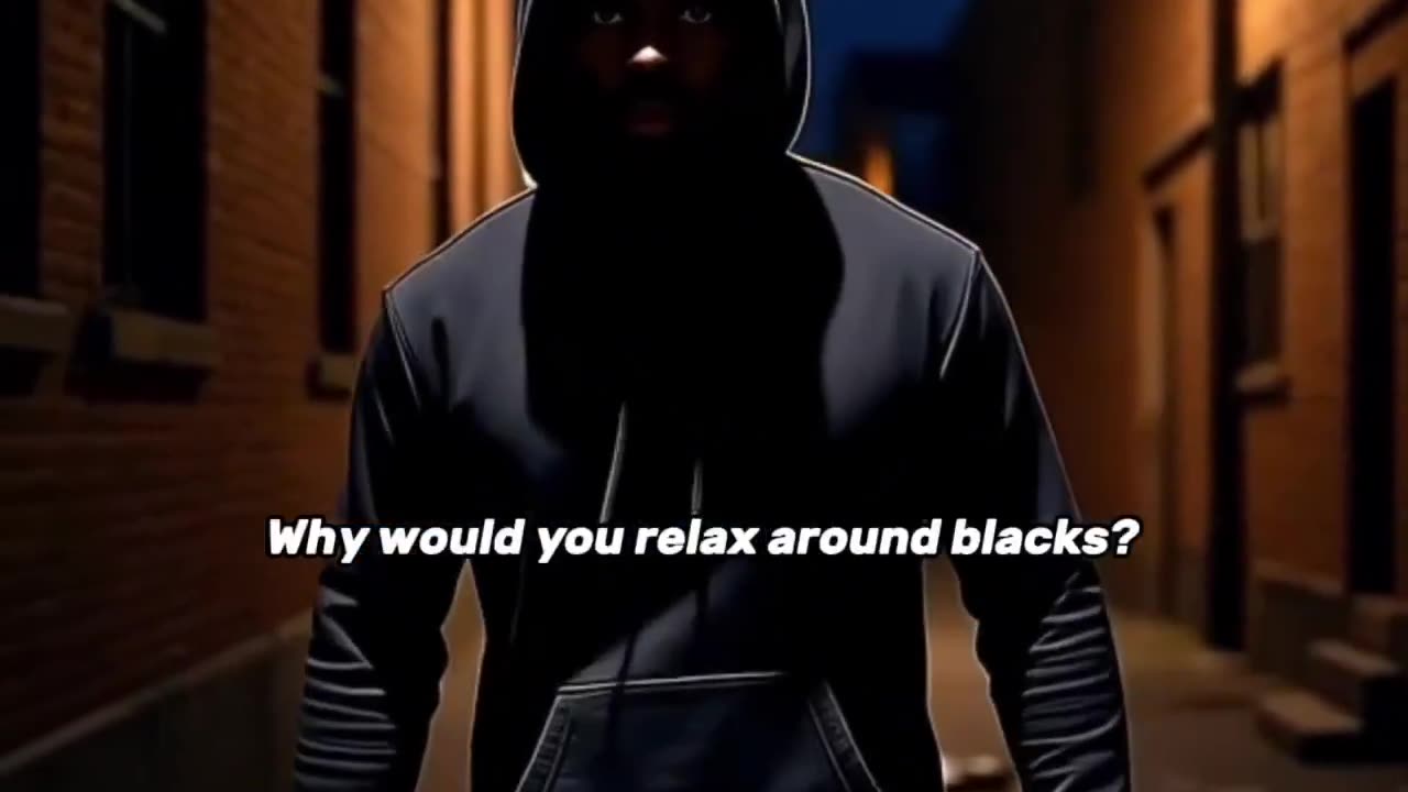 If you wouldn't get into a car with a drunk driver why relax around negros?
