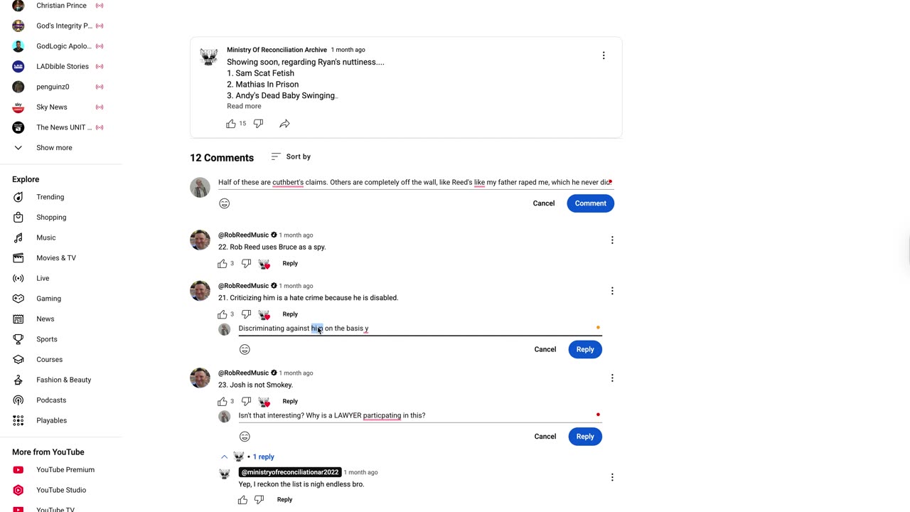 Rob Reed\Bill Cuthbert\Brian Davis\Cheryl Renzi Archive 19 Jul 25 Rico case?