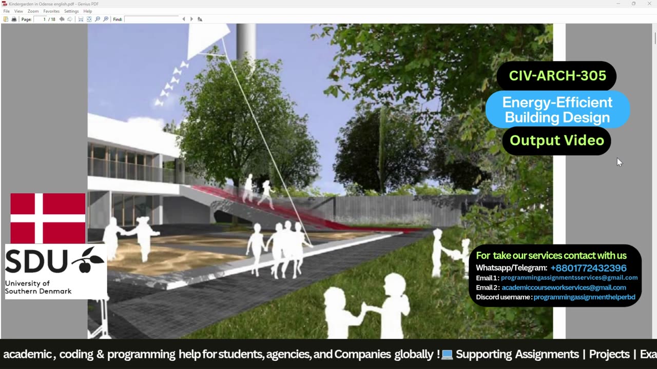 Student Work(Project) | CIV-ARCH-305 – Energy Efficient Building Solutions |University of Southern