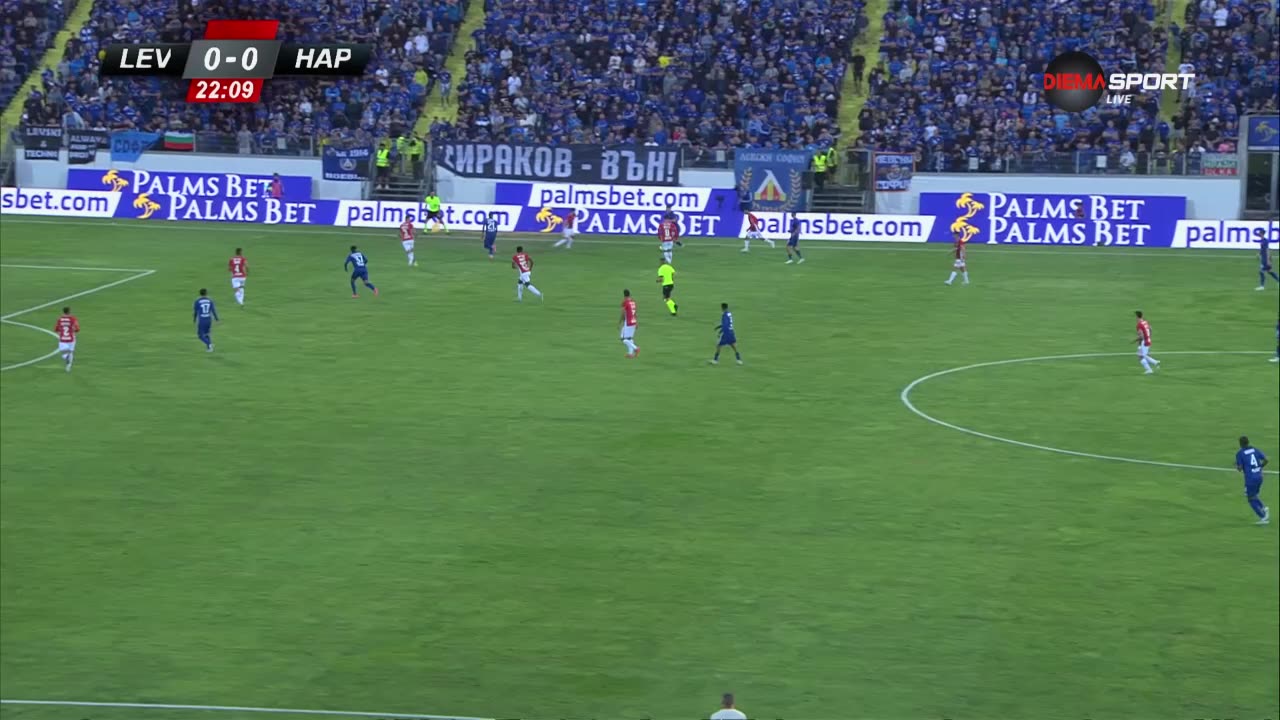 Левски - Апоел Беер Шева (0-0) (10.7.2025) (Първо Полувреме)