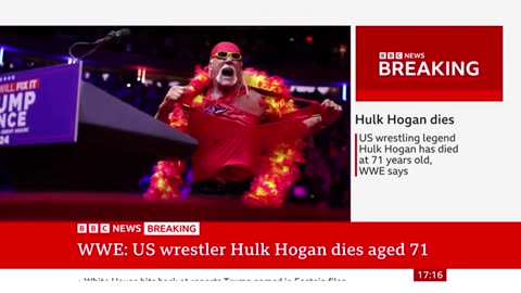 Wrestling legend Hulk Hogan dies aged 71 |sunmax966