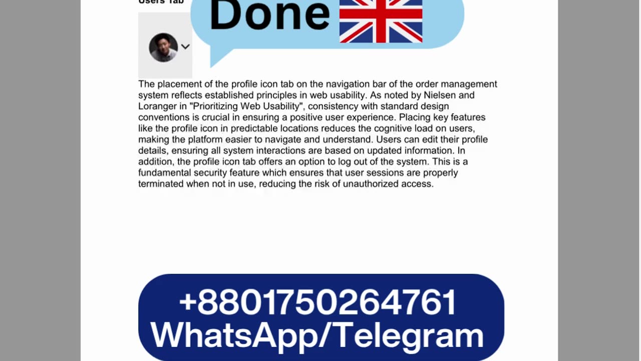Student Work (Report)|UA92-332 part 2 Human Elements of System Design | University Academy 92 (UA92)