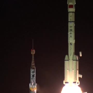China's Shenzhou-21 Space Ship Launch