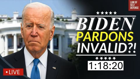 Are Biden Auto-Pen Pardons INVALID? A: Not YET! Here’s WHY!