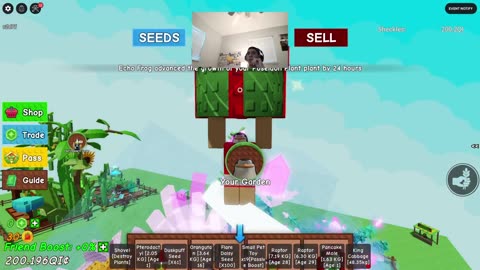 Playing the NEW Grow a Garden Update! | wasiangamer03