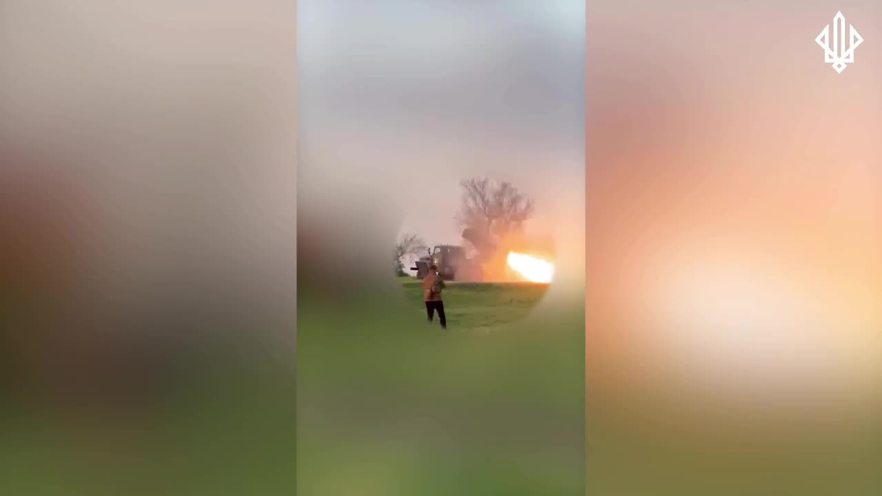 New Footage of a Ukrainian Grad Launcher