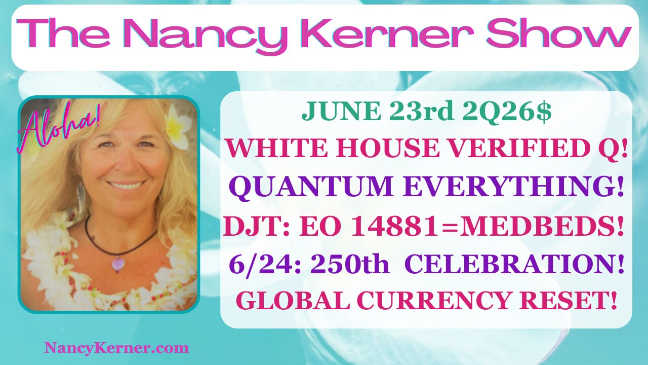 WhiteHouse Verified Q! Quantum Everything! DJT:EO14881=MedBeds!Celebrate:250th! GlobalCurrencyReset!