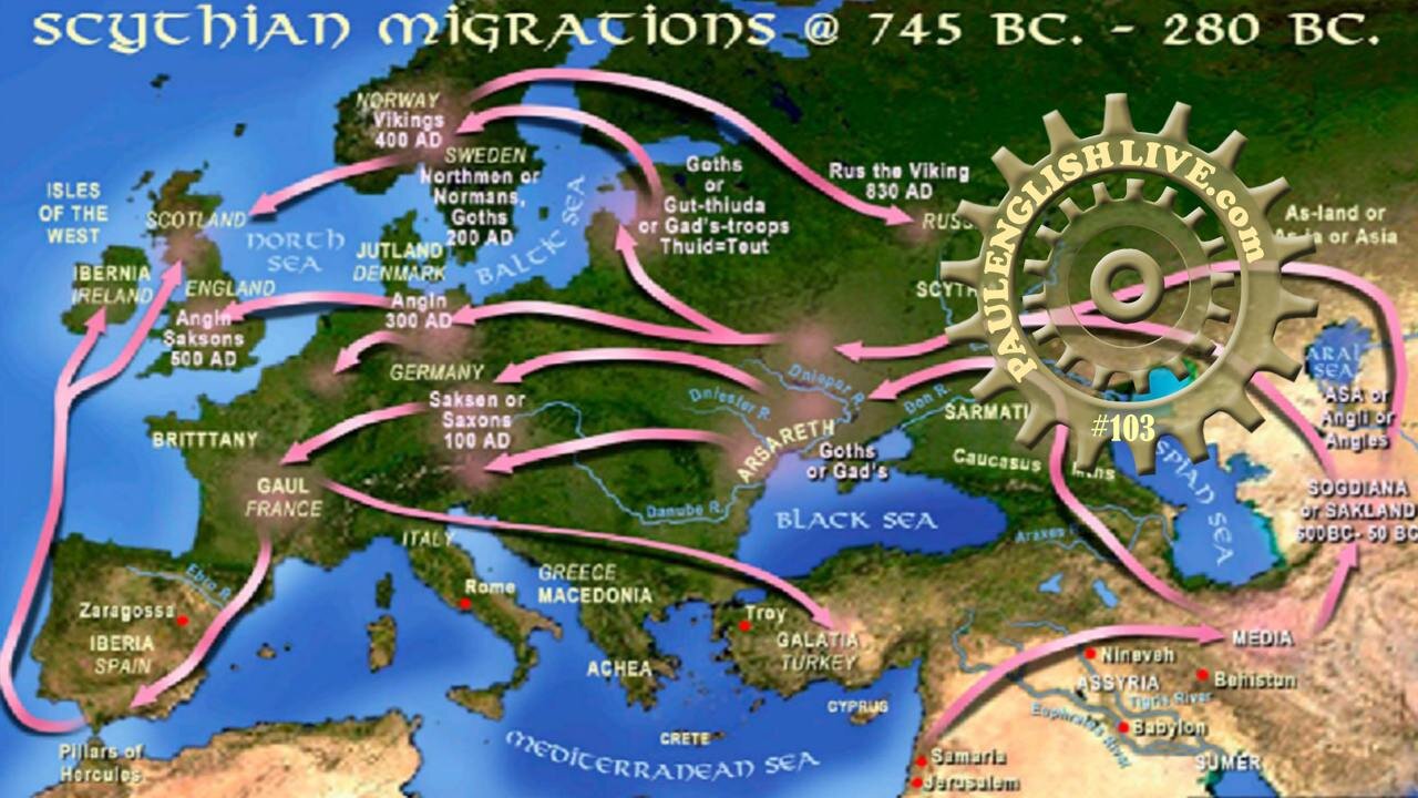 PAUL ENGLISH LIVE #103 · From Scythians to Saxons: The Journey of Israel's Lost Tribes