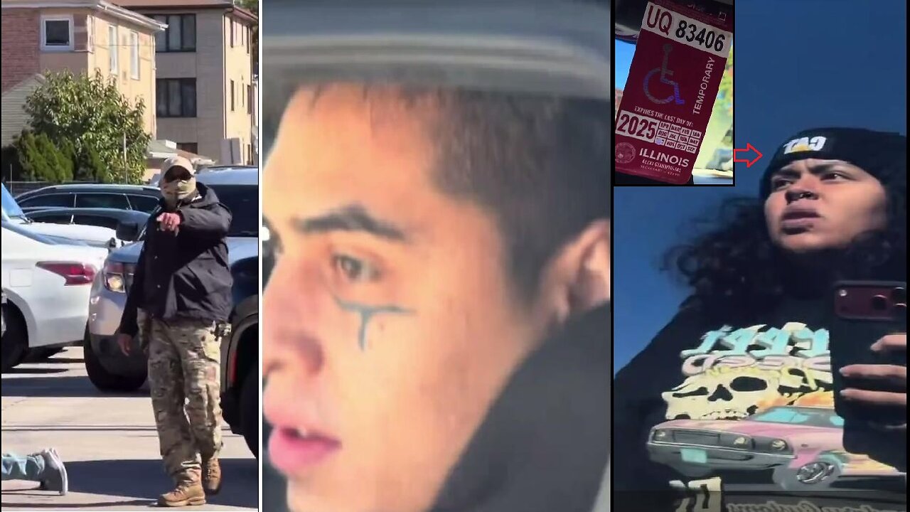 Anti-ICE Pregnant thug w/Child onboard tries to run over ICE agents THEN screams "Call the Cops!" - CHICAGO