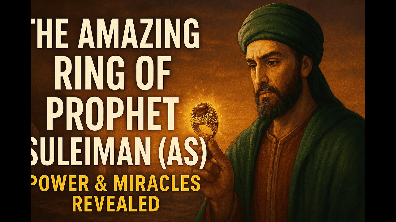 The Amazing Ring of Prophet Suleiman (AS) – Power & Miracles Revealed