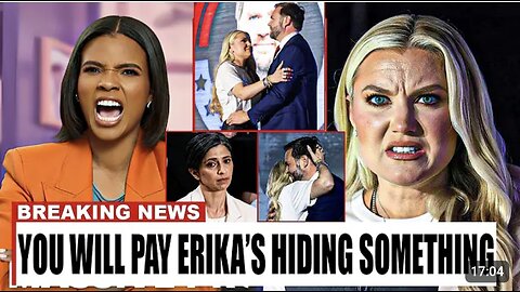 Erika Kirk EXPOSED! Candace Owens drops TPUSA receipts — JD Vance’s wife finally breaks silence 😱