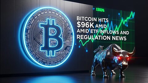 Bitcoin Hits $96K Amid ETF Inflows and Regulation News