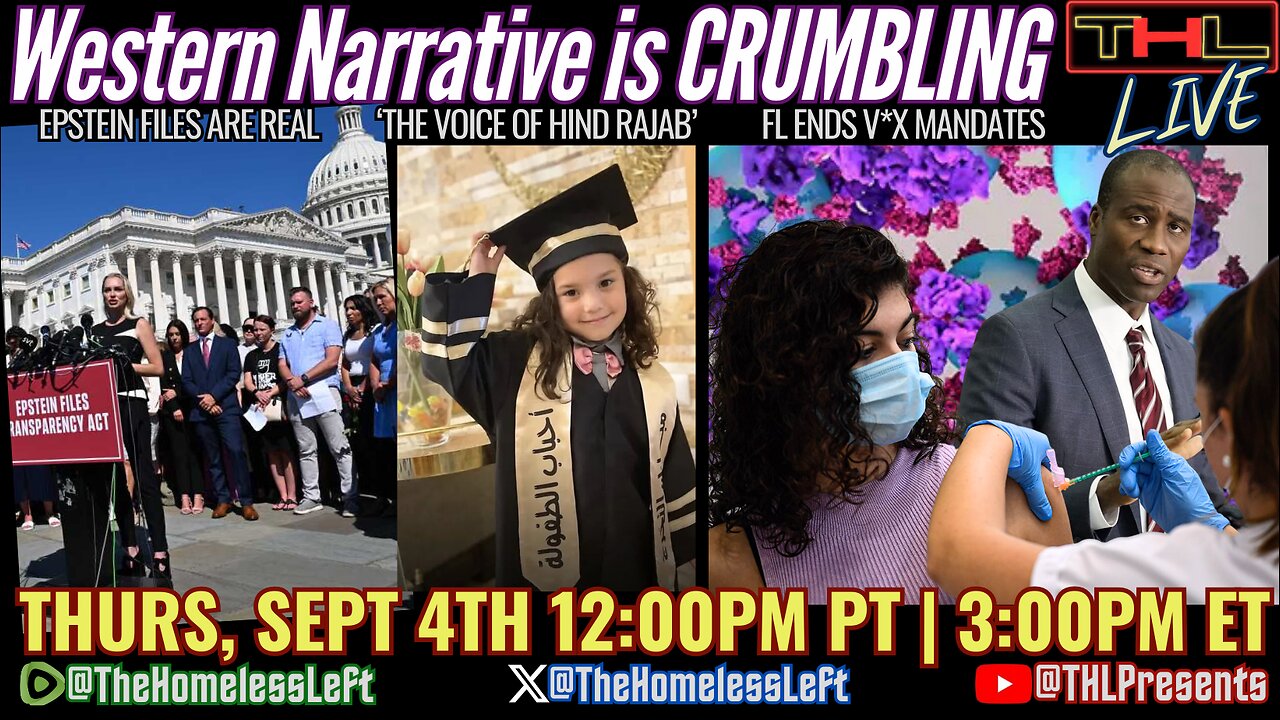 Epstein Victims Fight Back, Lt. Col Aguilar ARRESTED for Protesting Genocide, FL to End ALL V*x Mandates, 'The Voice of Hind Rajab' STUNS at Venice Premiere, US Attacks Venezuelan Vessel | THL Ep 134 FULL