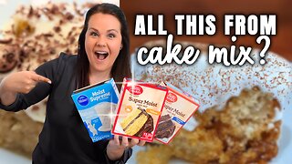 5 BEST Box Cake Mix Recipes | EASY HOLIDAY DESSERTS anyone can make!