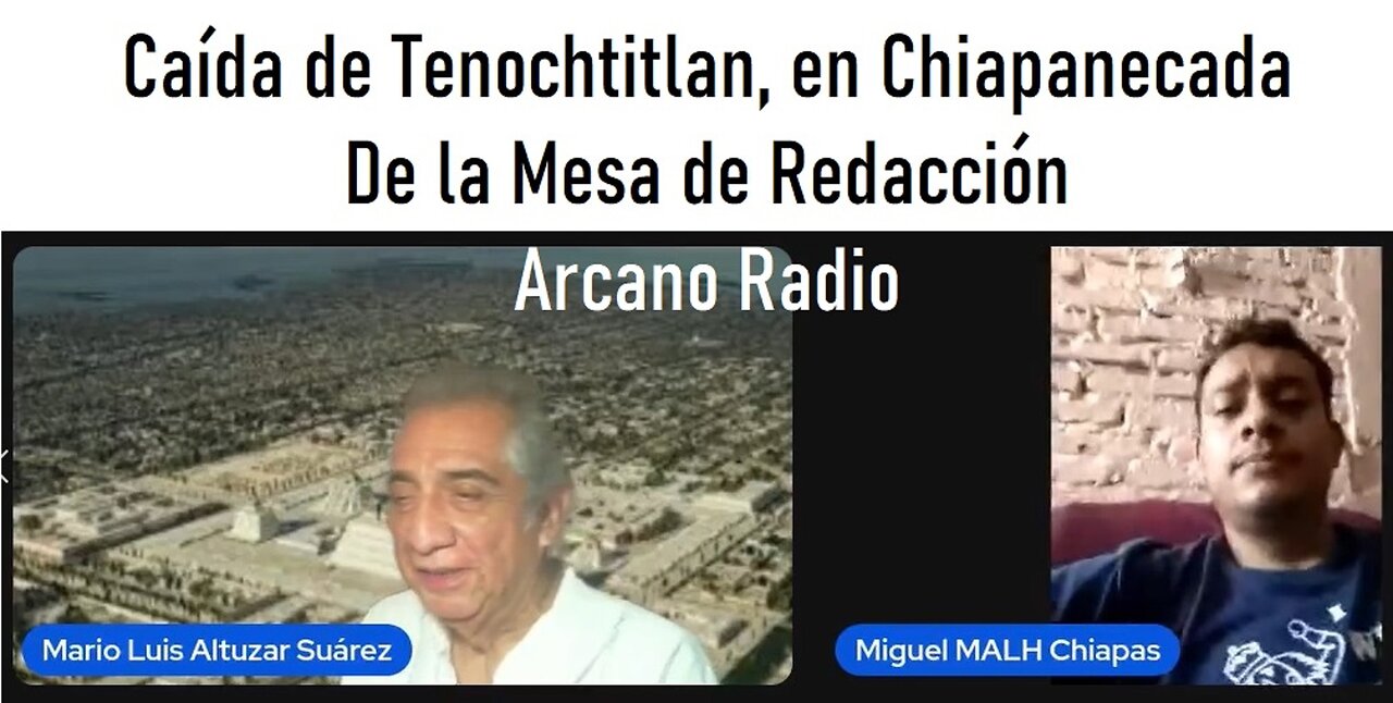 Caída de Tenochtitlan, en Chiapanecada