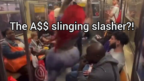 Random girl is going around slinging her butt at random New Yorkers