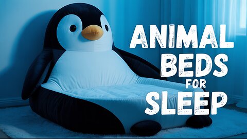 Ultimate ASMR Relaxation on Animal-Inspired Al Bed🐾✨️