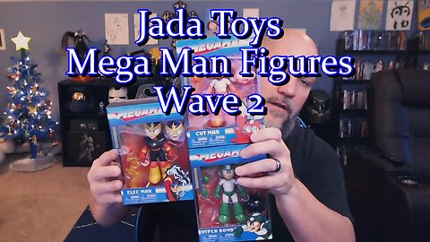 Wave 2 Mega Man Figures by Jada Toys - Hyper Bomb Mega Man, Elec Man, and Cut Man #toys #megaman