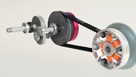 How does a scooter variator work?