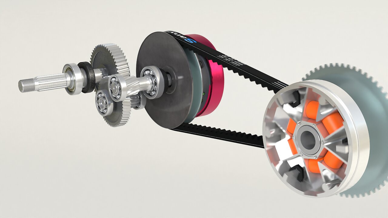 How does a scooter variator work?