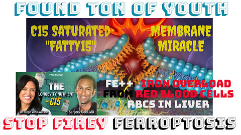 FIRE PROOF your LIVER RBCs #ironoverload #c15 #deficientsyndrome Dr. Stephanie, CEO #fatty15 Part1