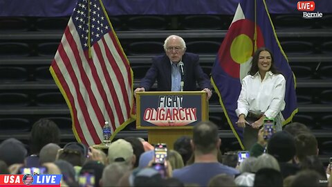 🔴 WATCH LIVE: Bernie Sanders, AOC speak against 'FIGHT OLIGARCHY' in Greeley, Colorado