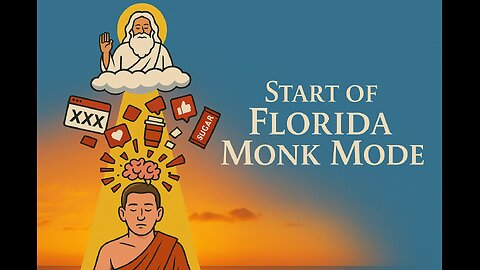 Start of Florida monk mode. Disorganized. Need to find god