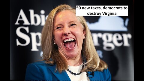 New DA VA Governor 50 new taxes, including dog walking, tax on guns, ammo and more