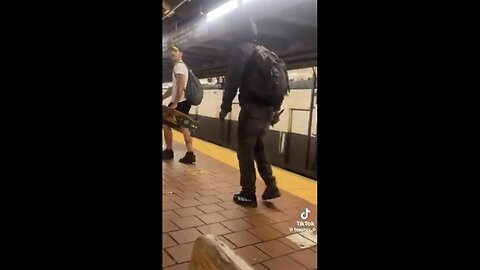 Man Defends Himself From a Diverse STABBING Threat with a Skateboard!