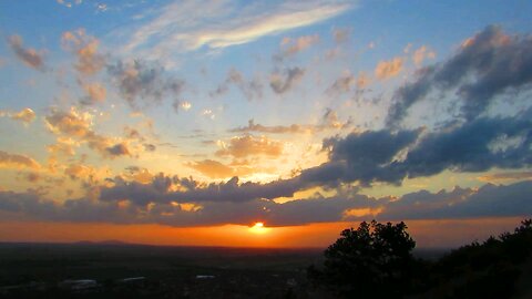 Beautiful Sunset Over The Horizon