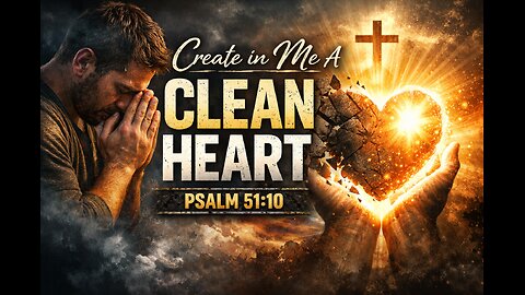 Create In Me A Clean Heart | Psalm 51:10 Prayer That Will Restore Your Soul & Renew Your Spirit