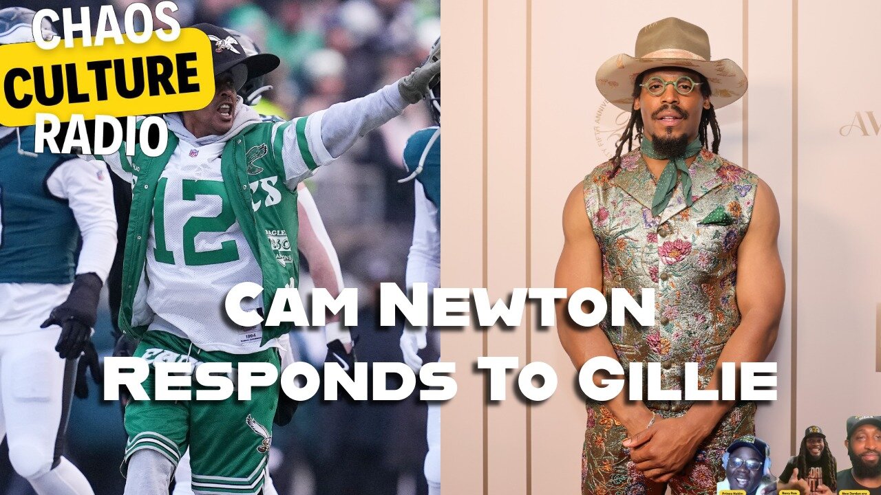 Cam Newton Responds To Gillie About Jalen Hurts