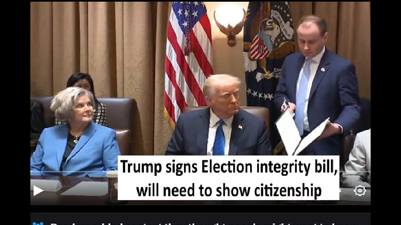 Trump signs Election Integrity Order, finally you will need to show proof of citizenship