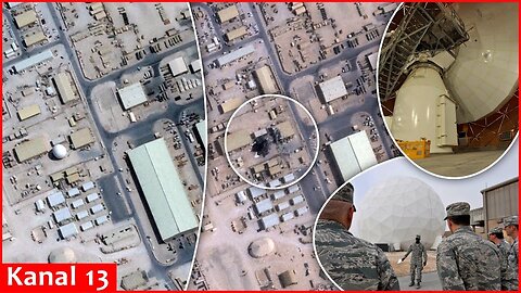 Satellite images show Iran strike hit U.S. communications dome at Qatar base