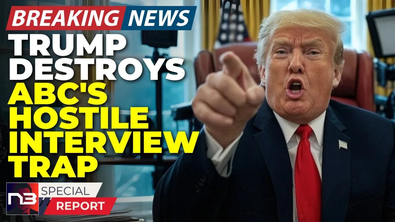 🚨BREAKING: Trump DESTROYS Hostile ABC Reporter! The Moment Everyone Is Talking About!