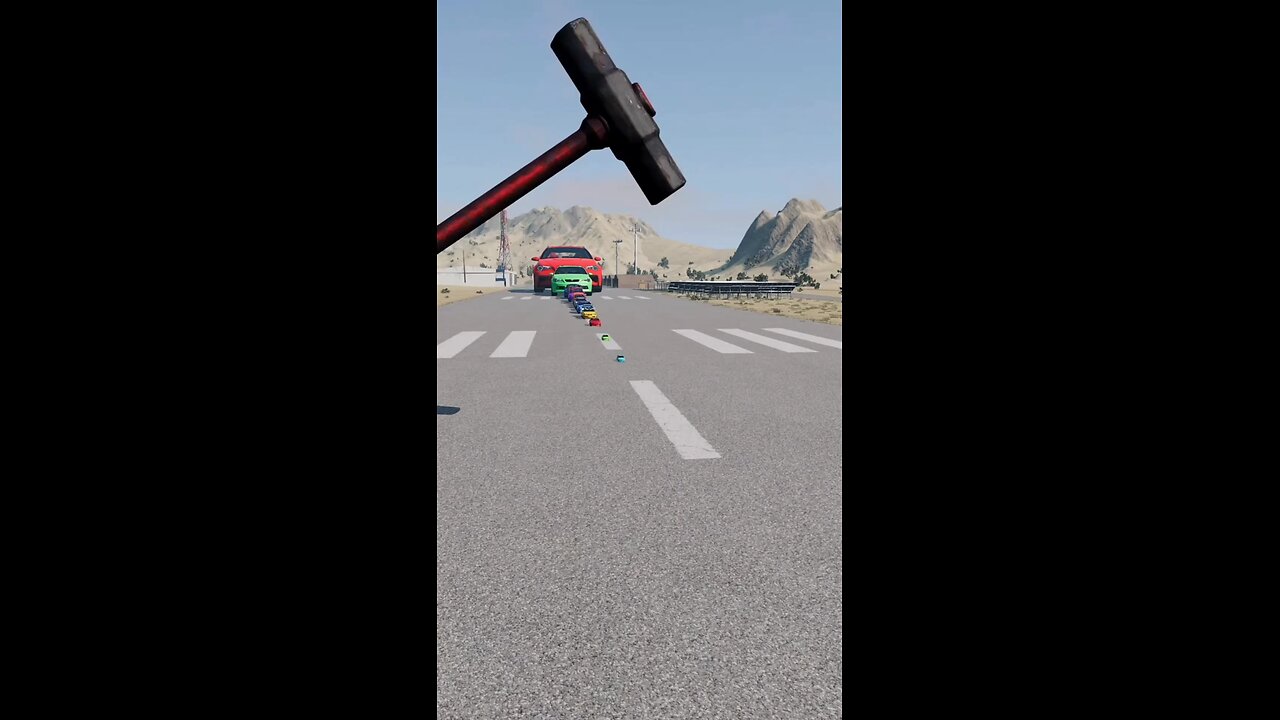 axe destroy cars