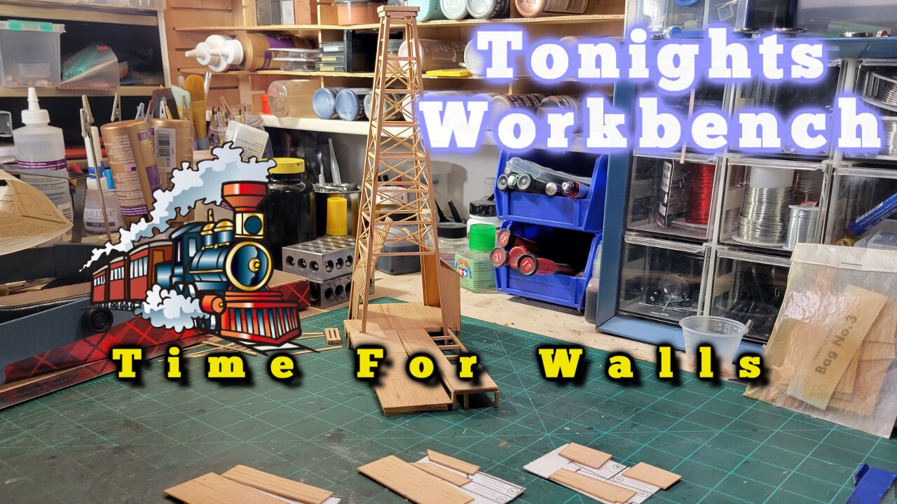Tonights Workbench - Timber Oil Derrick -Walls Roofs & More