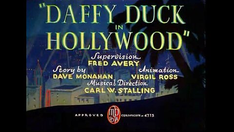 Merrie Melodies - Daffy Duck in Hollywood (1938, animated short)