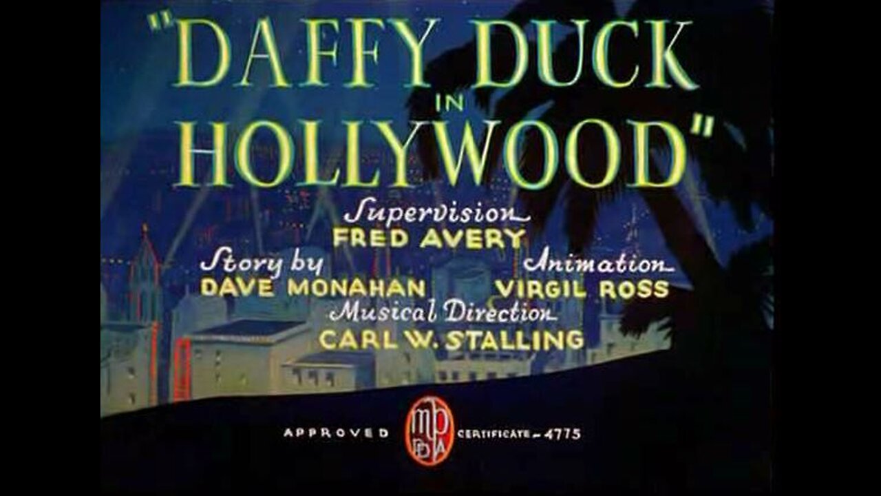 Merrie Melodies - Daffy Duck in Hollywood (1938, animated short)