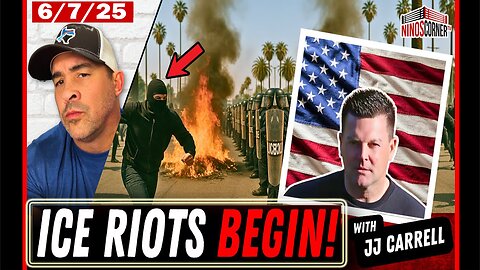 6/7/25 - BATTLEFIELD L.A.! Migrants Clash with Federal Agents Amid Street RIOTS - NINO & J.J. CARRELL