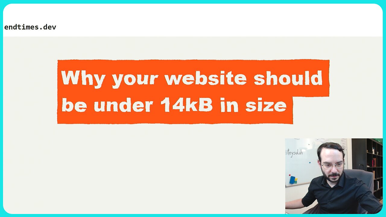Why your website should be under 14kB in size - Article Review
