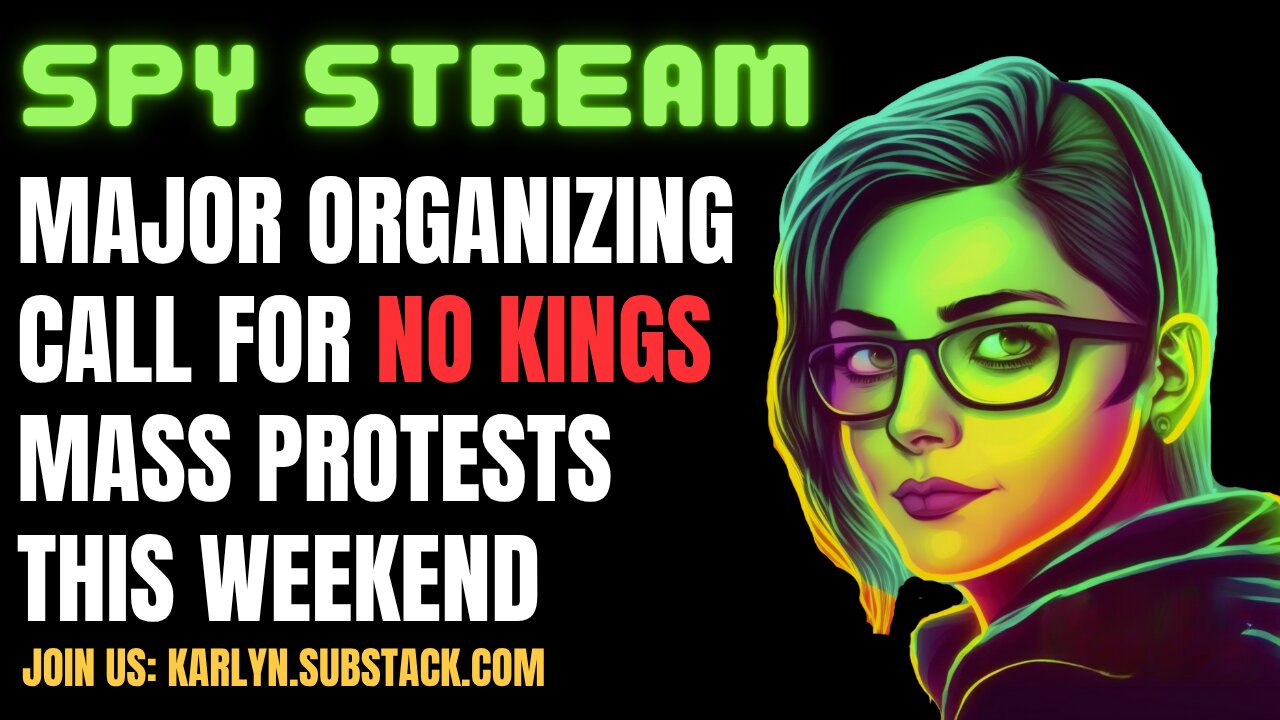 SPY STREAM: Inside Live No Kings Protests Organizing Call (with additional socialist pre-game)