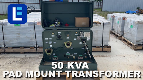 50 KVA Pad Mount Transformer - 12470Y/7200 Grounded Wye Primary, 240/120V Secondary