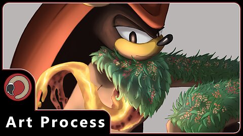 Art timelapse 2025 015 Sonic AU