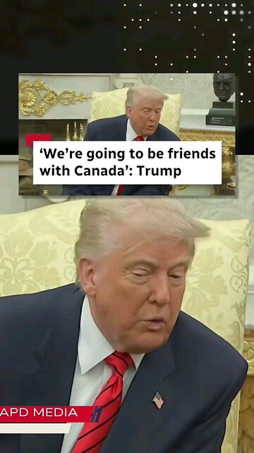 Trump Vows Friendship with Canada in Oval Office Meeting with PM Mark Carney.