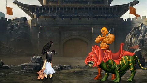 ELLA SAMARA (The ring Girl) vs HE-MAN (Hardest AI)