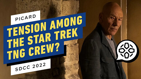 Picard - Patrick Stewart and Gates McFadden Tease TNG Crew Tension _ Comic