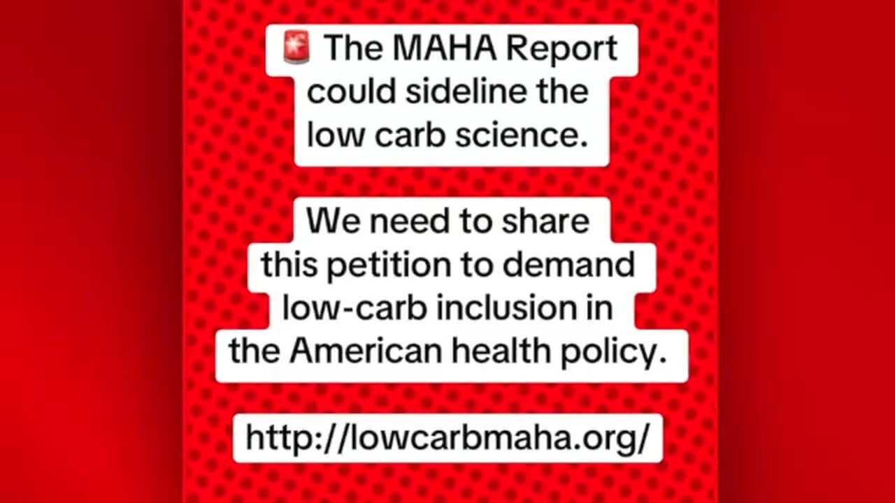 If you benefited from a low carb diet, in the US, please sign & this petition lowcarbmaha.org now!