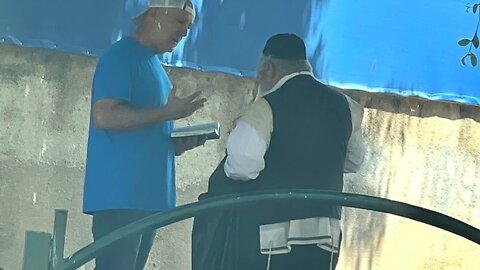 LIFE TRANSFORMED IN ISRAEL: MESSIANIC RABBI ZEV PORAT PREACHES IN BAT YAM