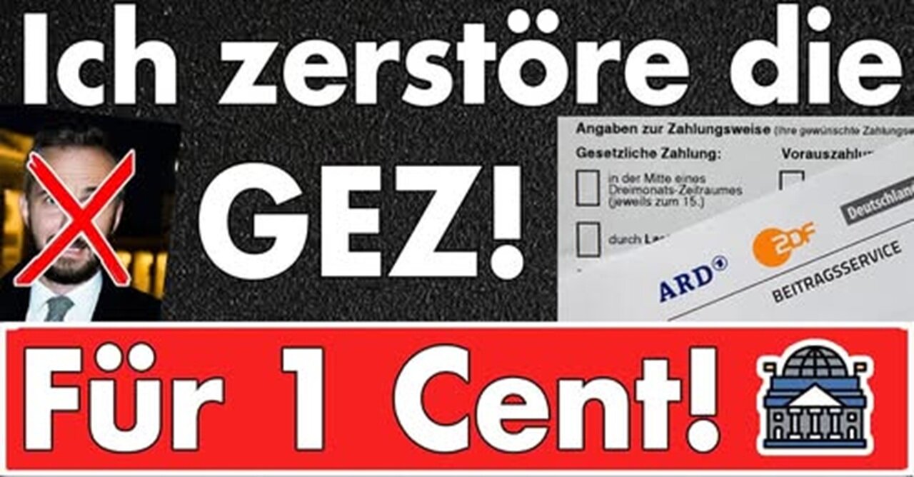 Operation Böhmermann: GEZ kippen mit 1-Cent-Trick – Anleitung zur Zerstörung des Rundfunksystems